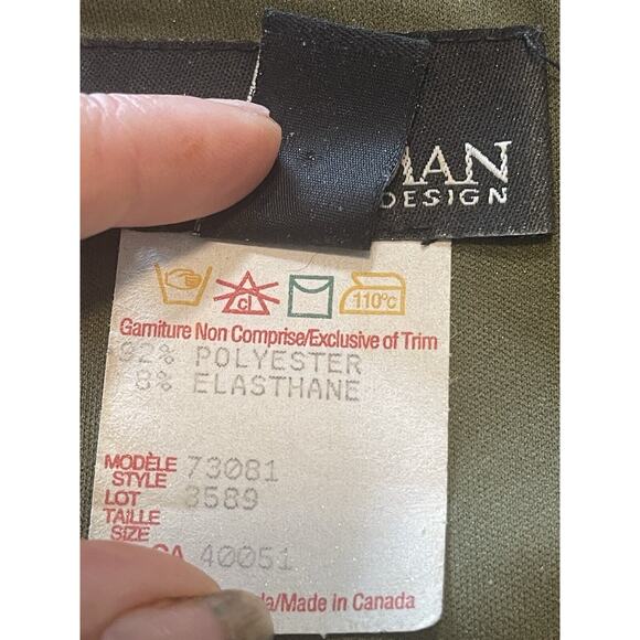 Frank Lyman jacket blazer 4 leopard ruffled mesh full zip long sleeve womens - Picture 6 of 12